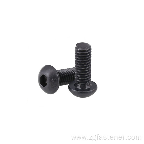 Black Socket screws Carbon steel hex socket screws